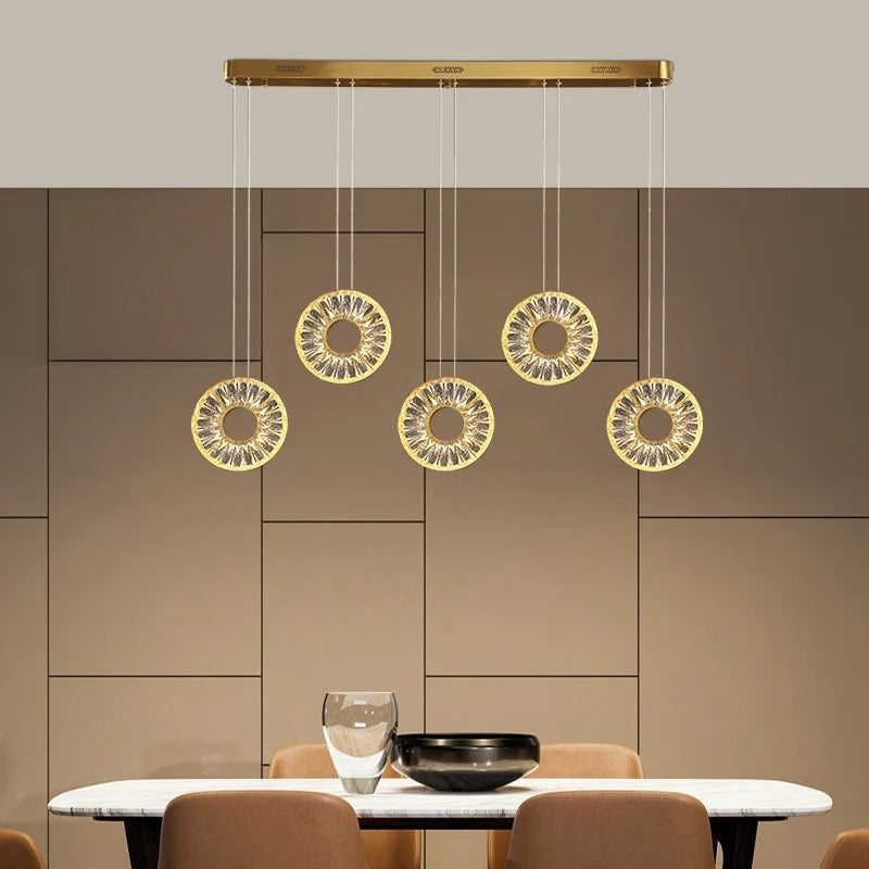 Elysia Crystal Plate Pendant